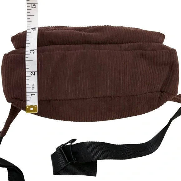 Justin Bieber x Tim Hortons Collab Tim Biebs Fanny Pack Brown Corduroy B… - Picture 13 of 16